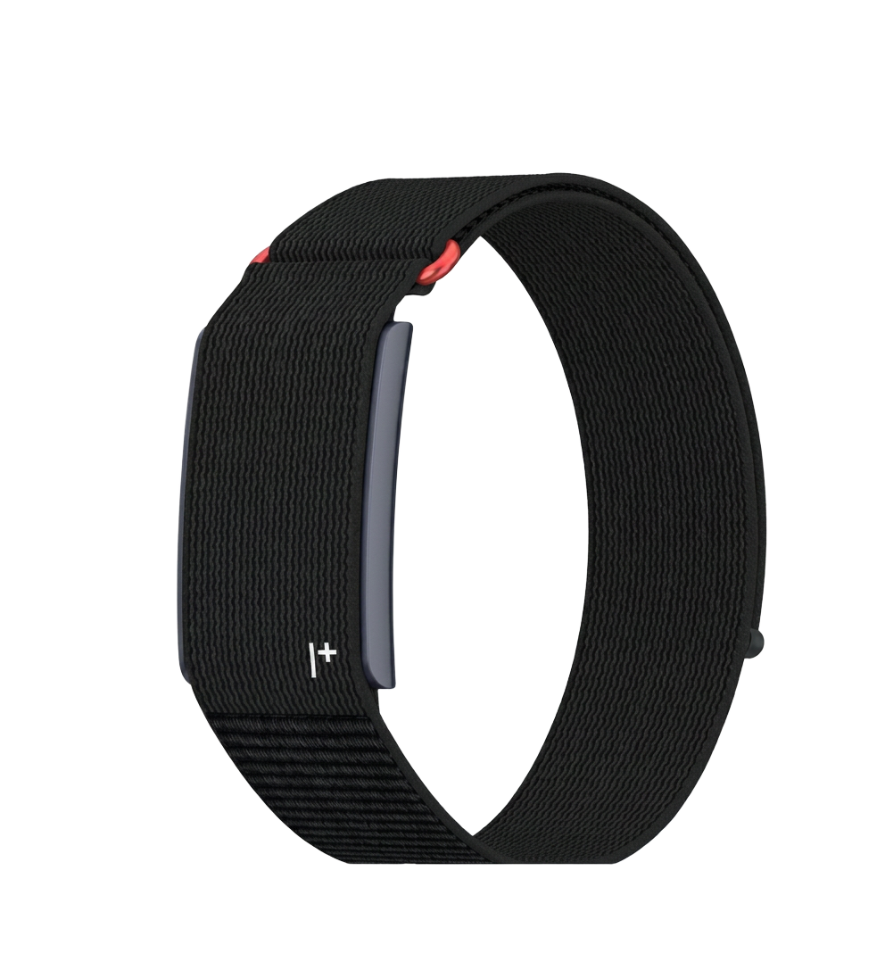 Impulso Band em nylon preto com módulo de sensor
